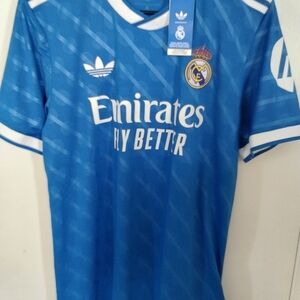 Real Madrid FC football team jersey sz large Mbappe#10